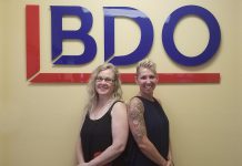 Shelley Barker (left) with co-worker Lisa Hunter of BDO First Call Debt Solutions, which has been helping Canadians find the best solution for their individual needs since 1958. (Supplied photo)