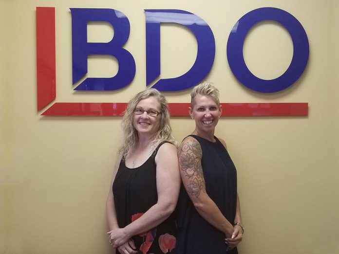 Shelley Barker (left) with co-worker Lisa Hunter of BDO First Call Debt Solutions, which has been helping Canadians find the best solution for their individual needs since 1958. (Supplied photo)