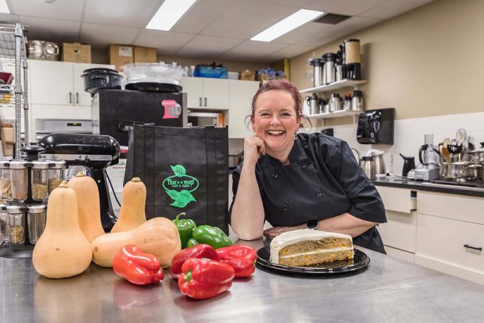 Tracey runs That's A Wrap Catering from the state-of-the-art commercial kitchen at the Ashburnham Funeral and Reception Centre.  She provides in-house catering to the centre as well as catering services for private parties and functions. (Photo: Heather Doughty)