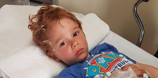 Addison "Addi" Beauclerc requires brain surgery to remove a tumour causing daily seizures. A benefit concert and silent auction at the Red Dog in downtown Peterborough on September 23, 2018 will raise funds to help the Beauclerc with related expenses and to cover the cost of unpaid time off work. (Photo courtesy of the Beauclerc family)