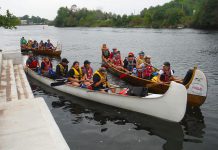 A mix of First Nations and non-native youth participated in this year's "Adventure In Understanding" canoe trip from August 26 to 31, 2018. The annual program was developed by the Rotary Club of Peterborough Kawartha in partnership with the Canadian Canoe Museum, Camp Kawartha, and Curve Lake First Nation. (Photo: Rotary Club of Peterborough Kawartha)