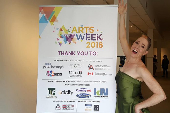 Kate Story is one of more than 100 artists participating in Artweek 2018, which has been funded and sponsored by three levels of government along with many local businesses and organizations. (Photo: Jeannine Taylor / kawarthaNOW.com)