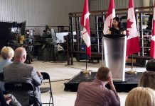 On September 6, 2018, Peterborough-Kawartha MP and Minister of Status of Women was at the new Steelworks Design facility on Fisher Drive in Peterborough to announce $498,000 in federal funding for the Canadian Manufacturers & Exporters (CME) to implement a three-year project aiming at attracting and inspiring more women and youth to pursue a career in manufacturing. (Photo: Office of Minister of Status of Women)