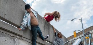 Divergent Dances Peterborough is an outdoor aerial performance at Peterborough Square created by Anandam Dancetheatre’s Brandy Leary with dance artists Erin Ball, Opal Elchuk, Nikola Steer, Thomas Vaccaro. and Lina Loaiza Bran. Two open public rehearsals take place during Tuesday, September 25th with performances at 7 p.m. on Friday, September 28th and 2 p.m. on Saturday, September 29th. (Photo: Matt Hayes)