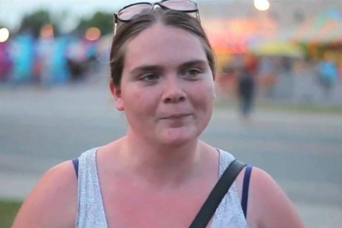 In the short film "50 People. 1 Peterborough" unveiled by campaign chair Megan Murphy at the launch of the United Way Peterborough & District's 2018 fundraising campaign, a woman expresses her worries about her mother dying from cacner. The film reflects the "Local Love" theme of the 2018 campaign. (Photo: FILMkelly)