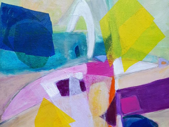 A detail from 'Curiosity Satisfied' by Barbara Reeves, one of the works on display until October 21st at the Kawartha Artists' Gallery and Studio as part of the "Driven to Abstraction" members' group show. (Photo courtesy of Kawartha Artists' Gallery and Studio)