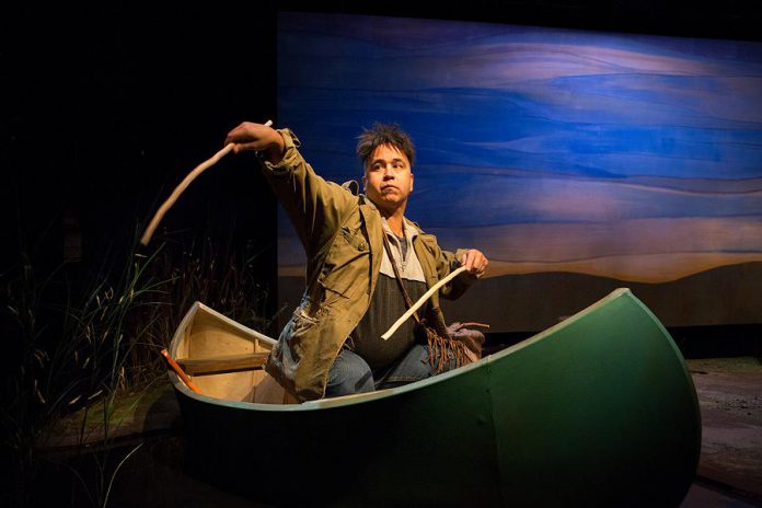 Herbie Barnes reprises his role as Arthur Copper from the original Tarragon Theatre production of "Cottagers and Indians". The character is based on James Whetung of Curve Lake First Nation.  (Photo: Cylla von Tiedemann)