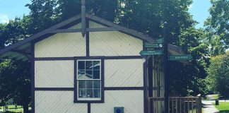 The "Little Station House", Port Hope's first railway station, was relocated this past summer to Lent Lane. Not-for-profit arts organization Critical Mass is leasing the building from Architectural Conservancy Ontario Port Hope and transforming it into a creative hub for the community. (Photo courtesy of Critical Mass)