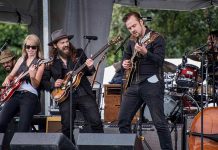 The Weber Brothers (Ryan and Sam Weber) are back from a tour of eastern Canada and will perform with their band (Ryan Browne, Emily Burgess, and Marcus Browne) at the Arlington Pub in Maynooth on Saturday, October 6. (Photo: Randall Cook Photography & Music / randallcook.ca)