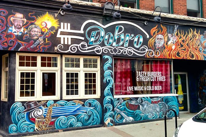 The Dobro at 287-289 George Street North in downtown Peterborough has been closed since September, after owner Kevin Carley decided not to renew his lease. (Photo: Bruce Head / kawarthaNOW.com)