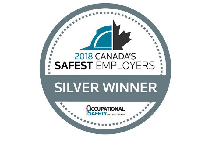 Canadian Occupational Safety Silver Award 