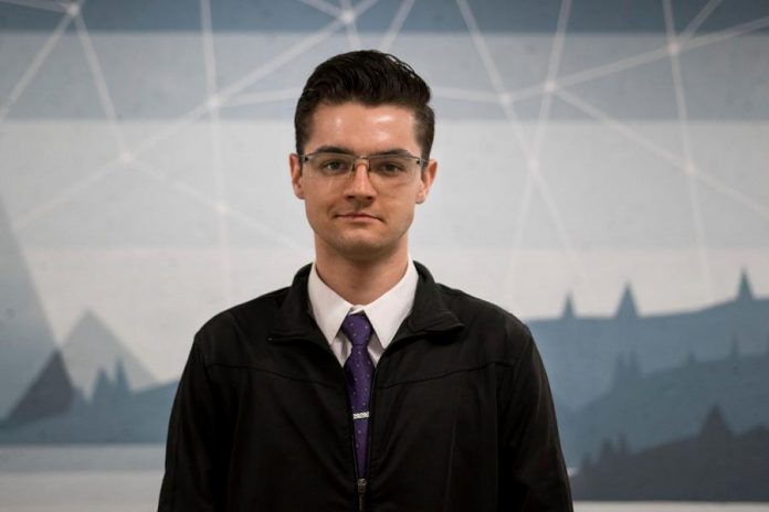 Dylan Trepanier of Alexander Optical, which could be described as "Uber for optometrists", is one of the five finalists who will be competing in the Cubs' Lair youth entrepreneurial competition on November 22, 2018 at the Gordon Best in downtown Peterborough. (Photo: Alexander Optical)