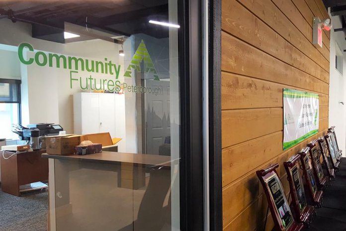 Community Futures Peterborough is now located in the Venture North building in downtown Peterborough, bringing the economic development organization under the same roof as partner organizations including the Innovation Cluster, Community Futures Ontario East, and Peterborough & the Kawarthas Economic Development. This will help Community Futures connect its clients to to the business development services and programs offered at Venture North. (Photo: Jeannine Taylor / kawarthaNOW.com)