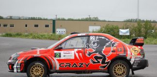 This 2004 Suburu IR4 race car was one of two vehicles stolen when suspects hauled away a car trailer from an Ennismore storage facility sometime during the last three months. (Supplied photo)
