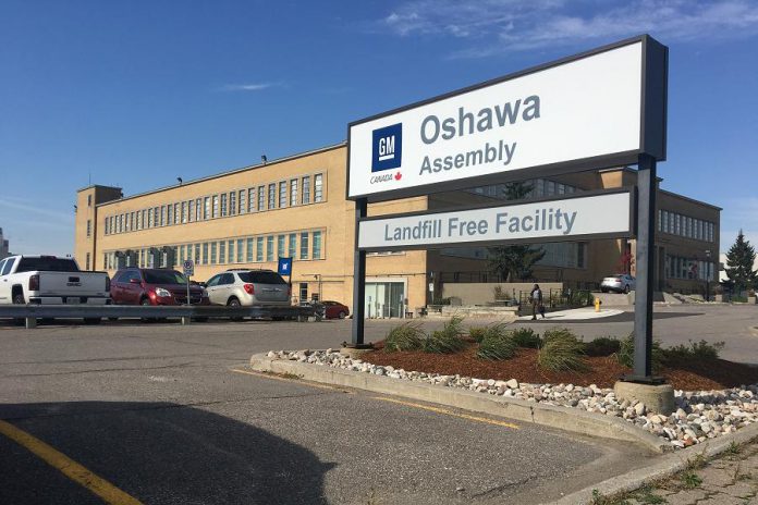 GM's Oshawa assembly plant employs just over 2,600 people, including 2,200 unionized workers. Many of those workers commute from communities outside of Oshawa. (Photo: GM)