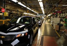 General Motors' Oshawa assembly plant assembles the Chevrolet Impala, Buick Regal, Cadillac XTS, and Chevrolet Equinox, and completes final assembly work on Chevrolet Silverado and GMC Sierra trucks. (Photo: GM)