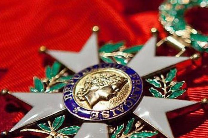 In 2015, Joseph Sullivan received France's highest honour: Knight of the French National Order of the Legion of Honour. (Photo: Grande chancellerie de la Légion d’honneur)