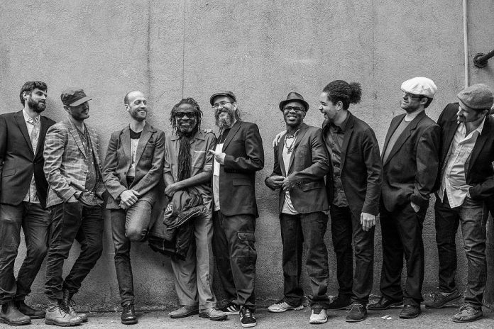 Warm up your weekend with Toronto's modern roots reggae band The Human Rights, who perform at the Red Dog in downtown Peterborough on Friday, November 23rd. (Publicity photo)