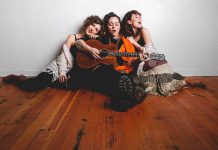 Formed in Australia and based in Victoria BC, folk-pop trio Belle Miners (Felicia Harding, Marina Avros, and Jaime Jackett) perform at the Gordon Best Theatre in downtown Peterborough on Saturday, November 10, 2018 with Melody Ryan and Blue Hazel. (Publicity photo)
