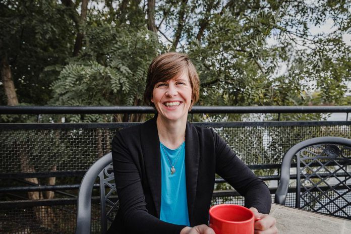 Dr. Katy Shufelt at a photo shoot for Inpsire: The Women's Portrait Project. (Photo: Heather Doughty Photography)