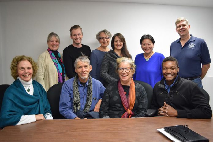 The Board of Directors of the ReFrame Film Festival (left to right, front to back): Deborah Berrill. Richard Peachey, Carolyn Kay (secretary), Mbo Mtetwa (vice chair), Susan Bacque (Chair, Strategic Planning Working Group), Jordan Bowden, Julia Harrison (Chair), An Kosurko, Shaoling Wang, and Glen Jones (incoming Treasurer, February 2019). Not pictured: current Treasurer Grant Conrad. (Supplied photo)