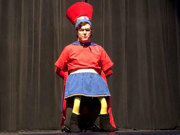 Taylor Beatty as the scene-stealing and vertically impaired Lord Farquaad.  (Photo: Avery Cantello)