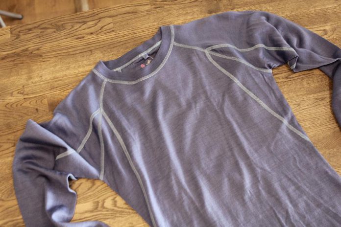 Dressing in layers, including a base layer like this thin merino wool undershirt, will give you lots of options as the day progresses. (Photo: EnviroCentre)