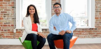 Sana Virji and Ribat Chowdhury, co-founders of Ribitt, which has recently raised $600,000 in seed round funding for an additional expansion of the company's free mobile rewards app to businesses across Canada. (Photo: Ribitt)