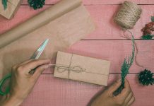 Rethinking your gift wrapping to include natural, recyclable, compostable, and reusable items like pine cones, twine, and kraft paper will help you to reduce holiday waste and your environmental impact this holiday season.