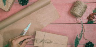 Rethinking your gift wrapping to include natural, recyclable, compostable, and reusable items like pine cones, twine, and kraft paper will help you to reduce holiday waste and your environmental impact this holiday season.
