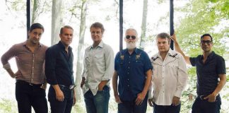 Canada's legendary alt-country rockers Blue Rodeo (Mike Boguski, Colin Cripps, Jim Cuddy, Greg Keelor, Bazil Donovan, and Glenn Milchem) are performing a benefit concert for local health care at the Peterborough Memorial Centre on December 28, 2018. (Photo: Dustin Rabin)