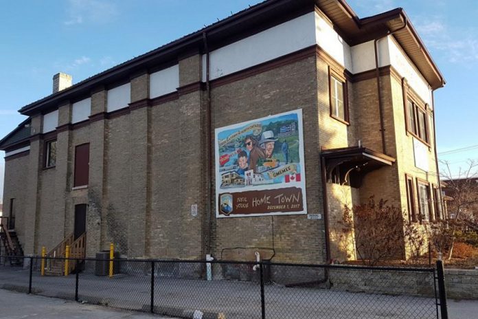 Designed and painted by artist Russ Gordon, the mural is located on the west-facing wall of Coronation Hall. (Photo courtesy of City of Kawartha Lakes)