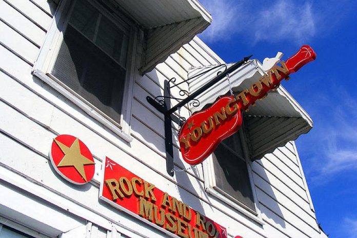 Russ Gordon originally created the design for Trevor Hosier's Youngtown Rock ‘n’ Roll Museum, which was located in Omemee from 2006 until 2014. (Photo: Trevor Hosier)