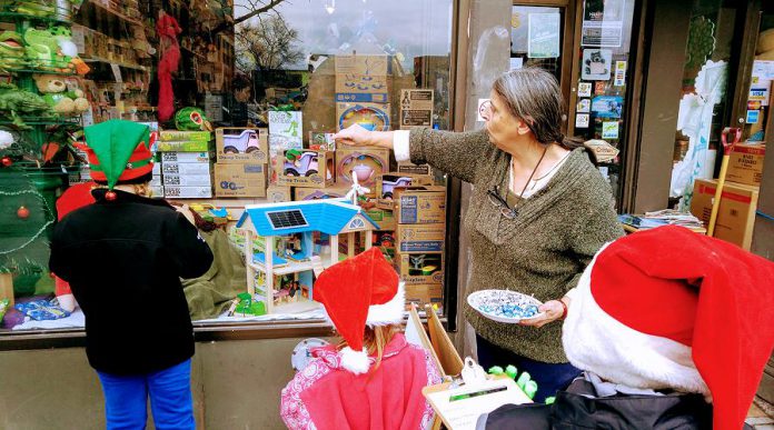 Honourable mention: The Toy Shop of Peterborough at 176 Hunter Street West.  (Photo courtesy of Peterborough DBIA)