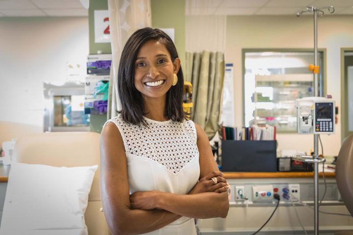 Dr. Neera Jeyabalan, PRHC Oncologist. (Photo courtesy of Heather Doughty Photography)