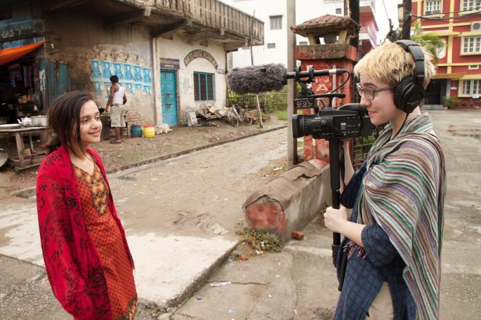 Born in Los Angeles to filmmaker parents, Slater Jewell-Kemker (right) moved to Kawartha Lakes when she was 10 years old. She attended PCVS in Peterborough, but dropped out of high school when she was 16 to pursue her passion to document the global youth environmental movement. (Supplied photo)