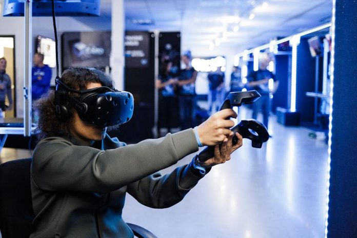 Laurie and Kevin Stapley of Lindsay have opened a franchise of Ctrl V virtual reality arcade at Lindsay Square Mall.  Ctrl V was North America's first virtual reality arcade and is currently the largest virtual reality arcade chain in the world. (Photo: Ctrl V)