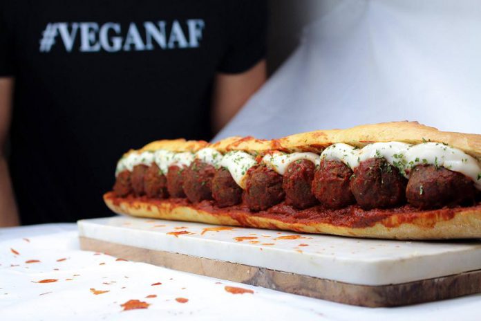 Nateure's Plate in downtown Peterborough serves vegan comfort food like this "meatball" sub. (Photo: Nateure's Plate)