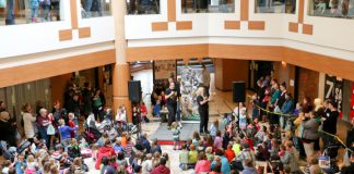 Peterborough Family Literacy Day 2017 brought hundreds of kids out to Peterborough Square where they were treated to entertainment, special performances and activities, all of which fostered a love of reading. The 2019 event will be held for the 20th year on Saturday, January 26, 9 a.m. to noon, again at the downtown mall. Admission is free and every child leaves with a book of their choosing. (Photo: Peter Rellinger)