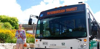 The City of Peterborough is receiving $1,868,784 this year in gas tax funding to improve public transit. Six other municipalities in the Kawarthas will also receive a portion of gas tax funding. (Photo: Brianna Salmon, GreenUP)