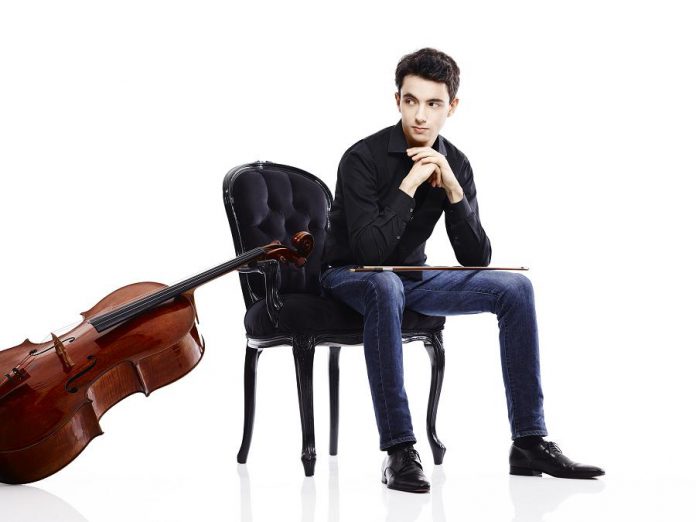 Stéphane Tétreault plays the legendary 1707 "Countess of Stainlein, Ex-Paganini" Stradivarius cello, on loan from Mrs Sophie Desmarais. It once belonged to Nicolò Paganini, and more recently to the great American cellist Bernard Greenhouse.  (Photo: Luc Robitaille)