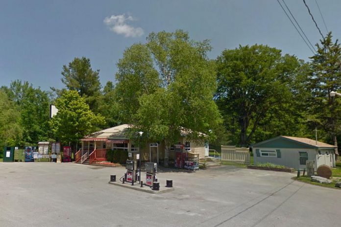 Marilyn Reid has operated her convenience store and gas bar on County Road 6 at Hull's Rd on Upper Stony Lake in North Kawartha since 1968. Her husband passed away in 2002. The 87-year-old has run out of cash and supporters are raising funds to keep the store going. (Photo: Google Maps)