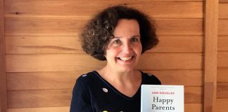 Peterborough parenting author and speaker Ann Douglas with a copy of her latest book, "Happy Parents Happy Kids", published by HarperCollins Canada and available on February 19, 2019. (Photo courtesy of Ann Douglas)
