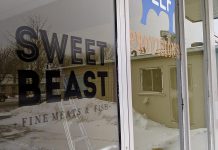 Sweet Beast Fine Meats & Fish is a new butcher shop opening soon in Peterborough's East City. (Photo: Bruce Head / kawarthaNOW.com)