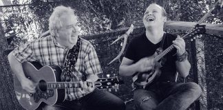 Dan Fewings and Jimmy Bowskill in 2014. Bowskill, who has recently been performing with The Sheepdogs and Blue Rodeo, will be coming to The Garnet in downtown Peterborough on Sunday, March 10th for two shows as part of the Peterborough Winter Folk Festival. Dan Fewings will opening both shows. (Photo: Wayne Eardley)