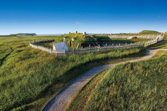 On the 10-day tours, the group moves north to L'Anse aux Meadows, an archaeological site on the northernmost tip of the Great Northern Peninsula and home to the excavated remains of a complete 11th-century Viking settlement. (Photo courtesy of Parks Canada)