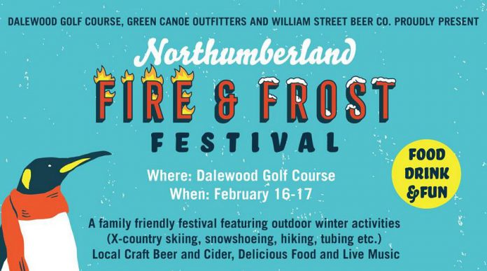 The Northumberland Fire and Frost Festival takes place February 16th and 17th at Dalewood Golf Club.