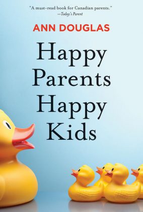 "Happy Parents Happy Kids" is described as "the ultimate no-guilt guide to boosting your enjoyment of parenting while at the same time maximizing the health and happiness of your entire family."