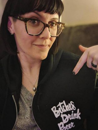 Sara George, the "Head Betch" of the Electric City Brigade of Beer Betches, a women's beer group in Peterborough. (Photo: Sara George)