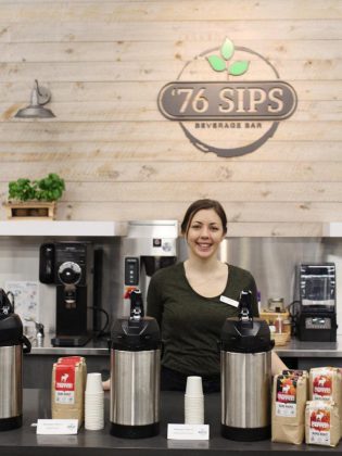 Jo Anne's Place Health Foods will officially open their new beverage bar, '76 Sips, on March 18th, 2019.  (Photo: Julia Luymes / Jo Anne's Place)